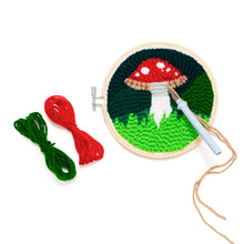 Load image into Gallery viewer, Mushroom Punch Needle Kit