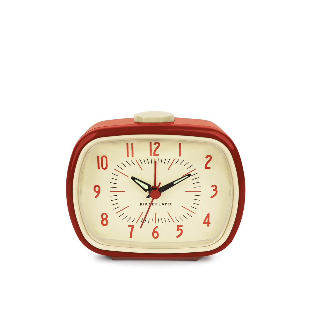 Retro Alarm Clock - Red