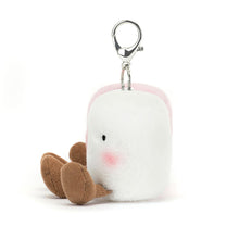 Load image into Gallery viewer, Amuseables Marshmallow Bag Charm
