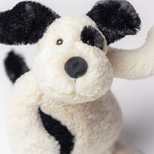 Load image into Gallery viewer, Bashful Black &amp; Cream Puppy (Medium)

