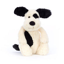 Load image into Gallery viewer, Bashful Black &amp; Cream Puppy (Medium)
