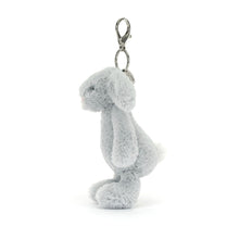 Load image into Gallery viewer, Bashful Silver Bunny Bag Charm
