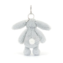 Load image into Gallery viewer, Bashful Silver Bunny Bag Charm
