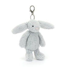 Load image into Gallery viewer, Bashful Silver Bunny Bag Charm
