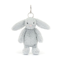 Load image into Gallery viewer, Bashful Silver Bunny Bag Charm
