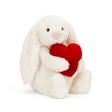 Load image into Gallery viewer, Bashful Red Love Heart Bunny
