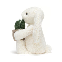 Load image into Gallery viewer, Cream Bunny with Plant
