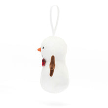 Load image into Gallery viewer, Festive Folly Snowman Ornament
