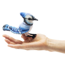 Load image into Gallery viewer, Blue Jay Finger Puppet
