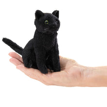 Load image into Gallery viewer, Black Cat Finger Puppet
