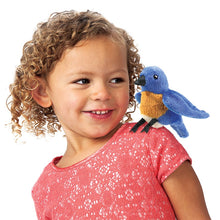Load image into Gallery viewer, Bluebird Finger Puppet
