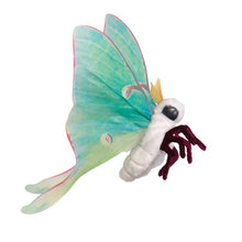 Load image into Gallery viewer, Luna Moth Finger Puppet

