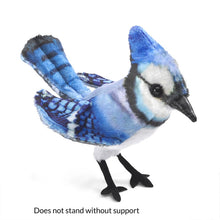 Load image into Gallery viewer, Blue Jay Finger Puppet
