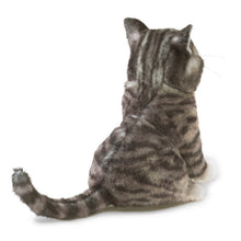 Load image into Gallery viewer, Gray Tabby Cat Finger Puppet
