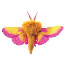 Load image into Gallery viewer, Rosy Maple Moth Finger Puppet
