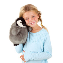 Load image into Gallery viewer, Baby Emperor Penguin Hand Puppet
