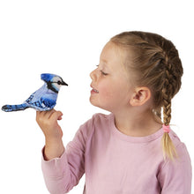 Load image into Gallery viewer, Blue Jay Finger Puppet

