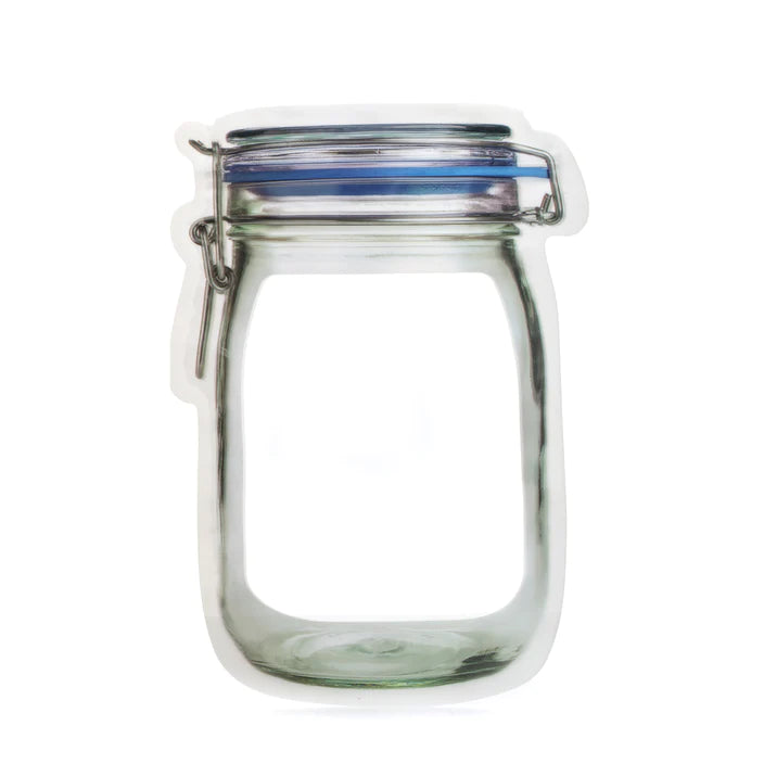 Mason Jar Zipper Bag (Large)