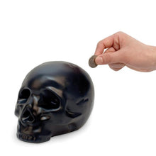 Load image into Gallery viewer, Ceramic Skull Coin Bank
