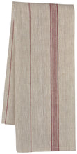 Load image into Gallery viewer, Wine Stripe Linen Dishtowel
