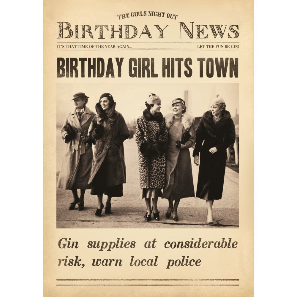 Birthday Girl Hits Town