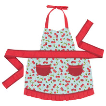 Load image into Gallery viewer, Kid&#39;s Apron - Cherries
